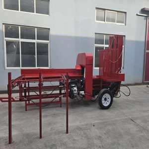 เครื่องแยกท่อนไม้ไฮดรอลิกพร้อมรถพ่วงตัวประมวลผลฟืน50ตัน - Product Image 2