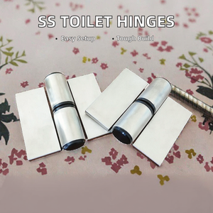 Bisagras para Mamparas de Baño de Acero Inoxidable 304SS de Alta Resistencia, Modelo MKH, Directo de Fábrica, para Puertas de WC y Hoteles, 1 Año de Garantía - Product Image 2