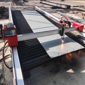 Machine de découpe de métaux à portique CNC plasma et flamme double usage avec certificat CE pour le traitement de grandes plaques - Product Image 1