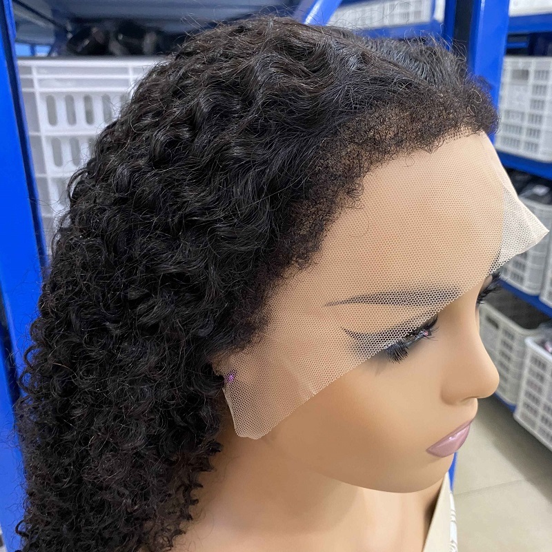 Tipo de 4C cabello Peluca de la onda profunda