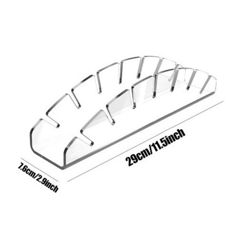Embalaje OPP individual [transparente] en forma de abanico.