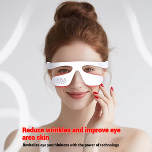 Masseur oculaire à lumière rouge personnalisé avec logo, compresse chaude, anti-rides, élimination des cernes, appareil de beauté pour les yeux 3D - Product Image 5