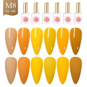 AILANUO Nouveaux coloris d'été Résine naturelle Nouvelle formule Vernis à ongles gel UV LED pour Nail Art Émail Gel UV OEM Marque privée - Product Image 1