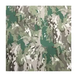 OEM ODM Pattern Customization 100 Polyester 32s/2*10 285Gsm Twill Camouflage Fabric For Training Clothes