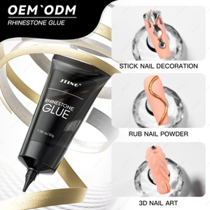 JTING 30g Gel Adhesivo Transparente para Uñas con Diamantes de Imitación, Adhesivo Fuerte para Decoración de Uñas, Gel 3D para Diamantes de Imitación, Gel Cristalino, Proveedor de Uñas ODM/OEM - Product Image 1