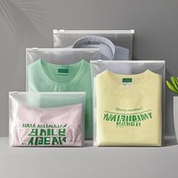 Sacs à fermeture éclair givrés imprimés sur mesure avec des designs uniques adaptés aux marques de vêtements