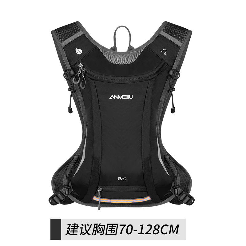 1057 pure black (single backpack) - about 5l