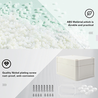 Boîtier de jonction en plastique étanche, pièces, IP65, boîtier électronique de haute qualité, personnalisé avec découpe