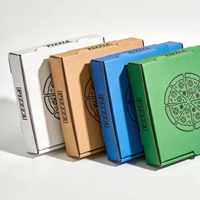 Boîtes à pizza en papier personnalisées avec logo 3414, prix d'usine pour diverses boîtes à pizza