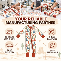 Vente flash : Pyjamas en bambou pour bébés et enfants, toutes saisons, boîte mystère, combinaison en bambou antibactérienne et respirante pour nouveau-né