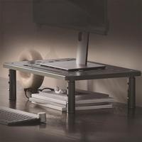 Support de rangement de bureau multifonctionnel moderne pour augmenter la hauteur avec socle de rangement évolutif Base de moniteur en métal