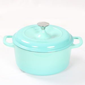 Pentola in Ghisa Smaltata per Stufati e Zuppe 22cm-24cm Compatibile con Fornelli a Induzione e Gas, Utensile da Cucina Disponibile - Product Image 2