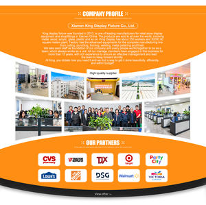 ชั้นเหล็กเคลือบผงสีดำสำหรับนิตยสารโบรชัวร์หนังสือการ์ตูนพับได้ - Product Image 6