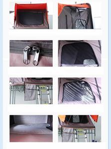 <span class=keywords><strong>Tente</strong></span> <span class=keywords><strong>de</strong></span> <span class=keywords><strong>toit</strong></span> pliable double couche en toile quatre saisons Soar Jeep Cherokee KL, une chambre, garantie 24 mois pour les voyages en plein air - Product Image 6