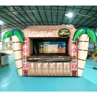 Portable personnalisé plage gonflable Pub tente fête PUB stand porte-boissons barres gonflable Tiki Bar