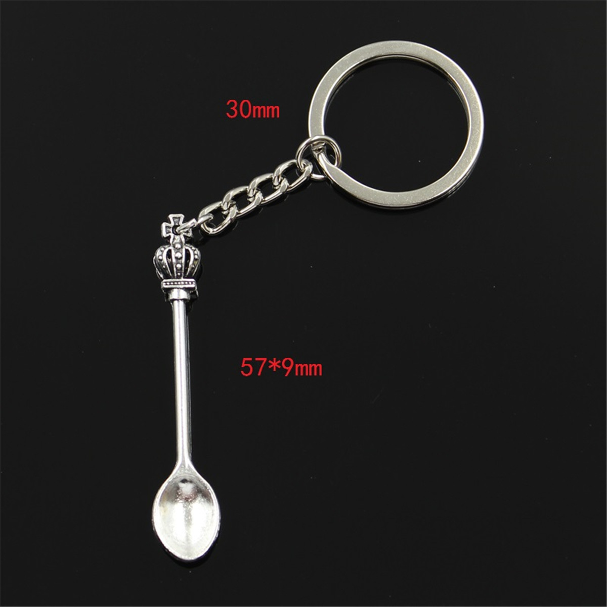 Portachiavi A Ciliegia Scintillante Per Donne, Ciondolo Per Borsa E Chiavi Con Perle E Fiocco, Accessorio Regalo Alla Moda 9.6 Cm - 2