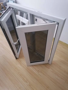 Cửa sổ <span class=keywords><strong>uPVC</strong></span> cao cấp cửa sổ kính hai lớp tiết kiệm năng lượng giảm tiếng ồn cài đặt an toàn - Product Image 5