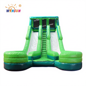 Tobogán Doble Inflable de PVC con Diseño de Parque Infantil Comercial Grande para Centros Comerciales y Jardines, Color y Tamaño Personalizables - Product Image 1