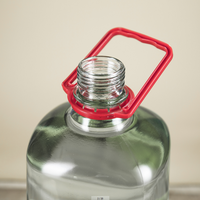 Bocaux en verre épais haut de gamme avec poignées pour la conservation des spiritueux, bouteilles à vin spéciales, récipients scellés, personnalisables