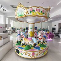 Manège miniature pour enfants, carrousel portable, mini carrousel de fête foraine, carrousel miniature d'intérieur pour enfants
