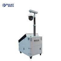 Penjualan langsung pabrik Mobile Solar monitor jaringan Trailer kamera HD surya menara CCTV