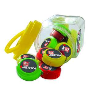 METRICA - 38940 Boîte contenant 24 rubans en trois couleurs assorties-EAN 8001066389407 TAPE MEASURE - Product Image 1