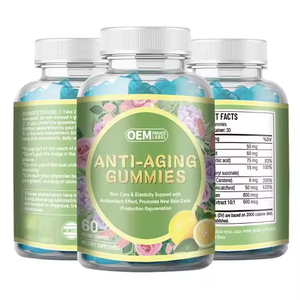 Gomitas Antienvejecimiento Premium de Marca Privada OEM, Suministro de Fábrica, Cuidado de la Piel con Colágeno, Vitaminas C y E, Suplementos de Glutatión - Product Image 3