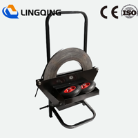 Chariot distributeur de sangles en acier G500, largeur 13-40 mm, support de bobine métallique robuste pour ceintures en acier et bandes de fer pour entrepôt