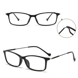 スタイリッシュな長方形TR + 金属光学メガネフレーム小型眼鏡工場直販 - Product Image 1