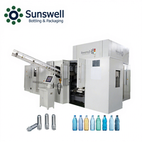 Machine de remplissage automatique de bouteilles PET de 200 ml, 15000 BPH, 220 V, contrôlée par PLC Sunswell, pour jus, bière, boissons et eau pure