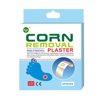 Meditan Clavus – Pansements anti-callosités pour les pieds avec acide salicylique, certifiés CE, pour les callosités sur les orteils, lot de 6