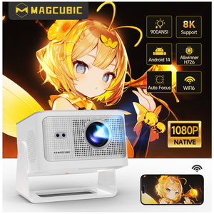 โปรเจคเตอร์ Magcubic HY350 อัตโนมัติ ความละเอียดเนทีฟ 1080p โปรเจคเตอร์อัจฉริยะ 900 ANSI - Product Image 1