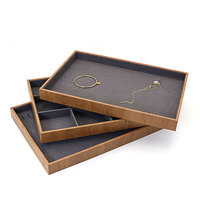 Plateau de présentation de bijoux, plateau de présentation pour pendentifs et colliers, plateau de rangement pour boucles d'oreilles et bagues, plateau de visualisation, accessoires de présentation
