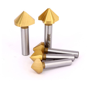 TiN Coating HSSE Chamfering <strong>Countersink</strong> <strong>Drill</strong> Bits with 90 Degrees for Drilling - Product Image 2
