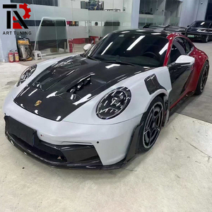 Kit de Carrocería Ancha Estilo GT3 RS de Fibra de Carbono para Conversión de Porsche 911 992, Juego Completo de Parachoques Delantero, Faldones Laterales y Difusor Trasero - Product Image 2