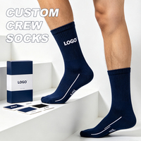 Chaussettes en coton personnalisées de qualité supérieure, résistantes à l'usure, respirantes, pour le sport, la remise en forme, le quotidien, avec logo personnalisé, commande en gros