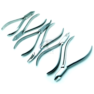 Professional 6 Pcs Orthodontic <b>Pliers</b> <b>Set</b> Stainless Steel Dental Instruments OEM Custom Logo CE Approved ISO13485 - Product Image 1
