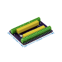 Placa de expansión Raspberry Pi Pico adaptador de extensión GPIO Breakout pines macho y hembra integrados para Pico