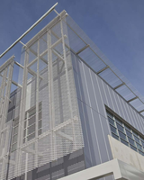 Panneau en aluminium expansé ignifuge sur mesure, vente en gros d'usine, pour la décoration intérieure des bâtiments publics