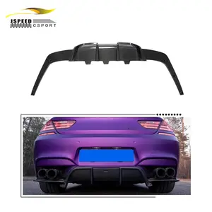 De Fibra De Carbono Amortecedor Traseiro Lip Difusor Spoiler Body Kits para BMW Série 6 F06 F12 F13 M6 M Tech M Esporte 2013-2016