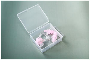 السباحة مشبك الأنف الأذن المقابس جودة قابلة لإعادة الاستخدام للماء معدات غطس - Product Image 4