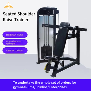 Appareil <span class=keywords><strong>de</strong></span> musculation des épaules en position assise, cadre métallique, construction en acier, pliable, équipement <span class=keywords><strong>de</strong></span> fitness commercial - Product Image 2