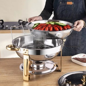 Nouvelle conception de réchaud à fondue circulaire alimenté à l'alcool, capacité de 9 L, maintien au chaud pendant 12 heures, pour les agents de dropshipping Shopify, vente en gros - Product Image 2