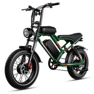 USA Entrepôt 2000W Double siège Vélo électrique 25AH Moto électrique <span class=keywords><strong>20</strong></span> <span class=keywords><strong>pouces</strong></span> Vélo électrique tout-terrain - Product Image 2