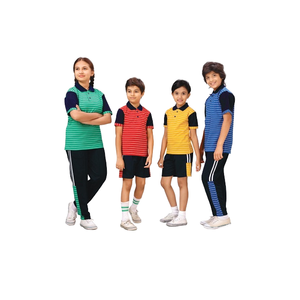 2023ผ้าฝ้าย/โพลีใส่สบายทนทานระบายอากาศได้ดีชุดโรงเรียนประถม100% ออกแบบตามสั่ง - Product Image 1