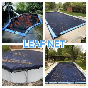 Couverture de piscine en filet premium avec bords renforcés et œillets robustes pour protéger votre piscine des feuilles et des brindilles tombantes - Product Image 3