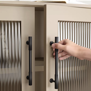 Luxury Stripes Kitchen Cabinet Handles Furniture Handles <strong>Knobs</strong> Soild Brass <strong>Black</strong> Wardrobe <strong>Drawer</strong> Pull Cabinet <strong>Knobs</strong> and Handles - Product Image 6