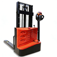 Gerbeur électrique multi-scènes 1500 kg, levée 3 m, alimenté par batterie plomb-acide, pour entrepôt d'usine