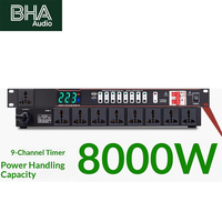 Système de contrôle de sonorisation DJ professionnel BHA KQ9009 à 9 canaux, séquenceur, régulateur d'alimentation pour l'enregistrement, prix de gros OEM