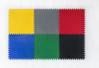 Losetas de PVC para Piso de Taller Industrial de 50x50cm, Populares, Ecológicas, Encajables, para Almacenes y Garajes, Antideslizantes